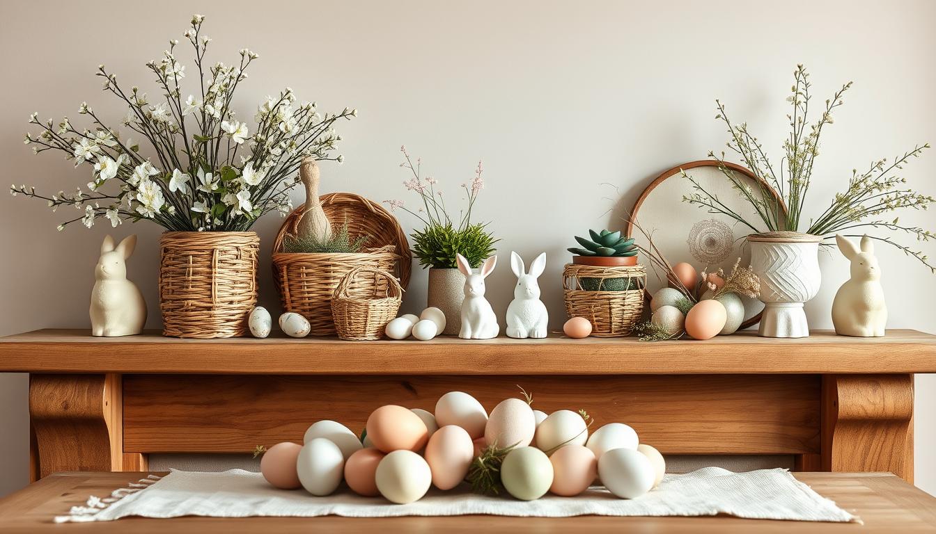 Easter mantel decor essentials Easter mantel decor essentials