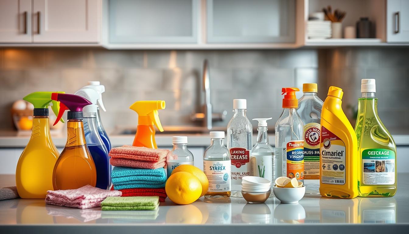 Kitchen cleaning products for grease removal Kitchen cleaning products for grease removal