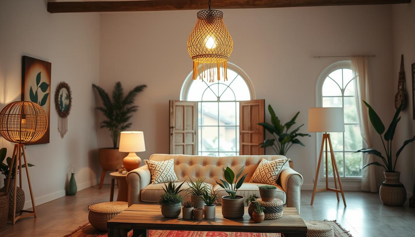 boho furniture lighting solutions