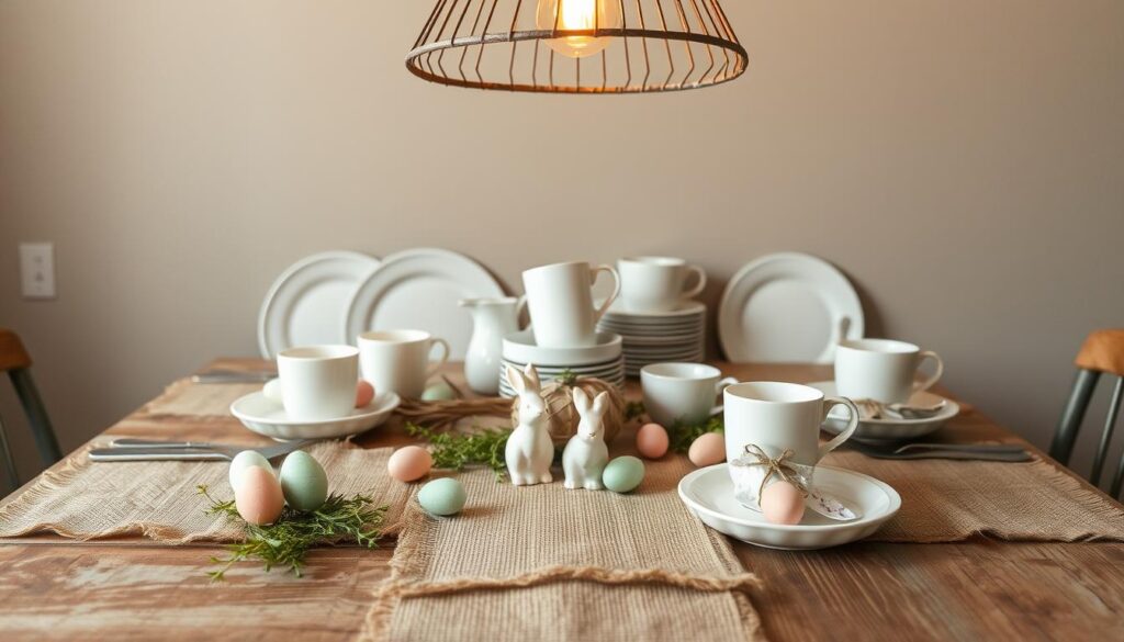 budget Easter tablescape