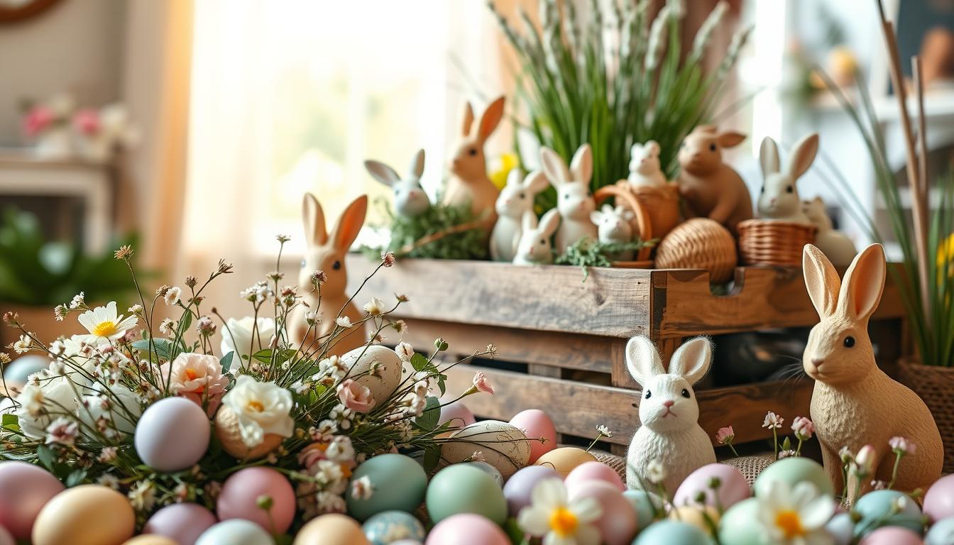 bunny-themed easter decorations