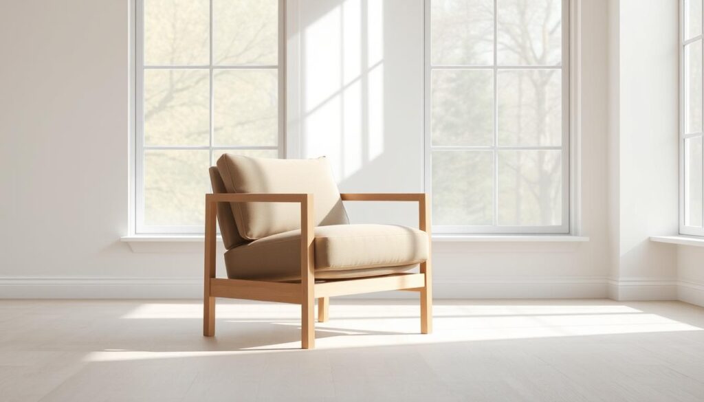 minimalist home decor accent chair