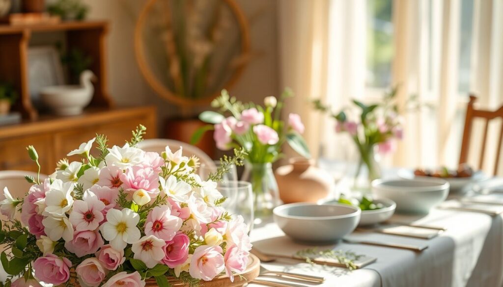 spring table decorating