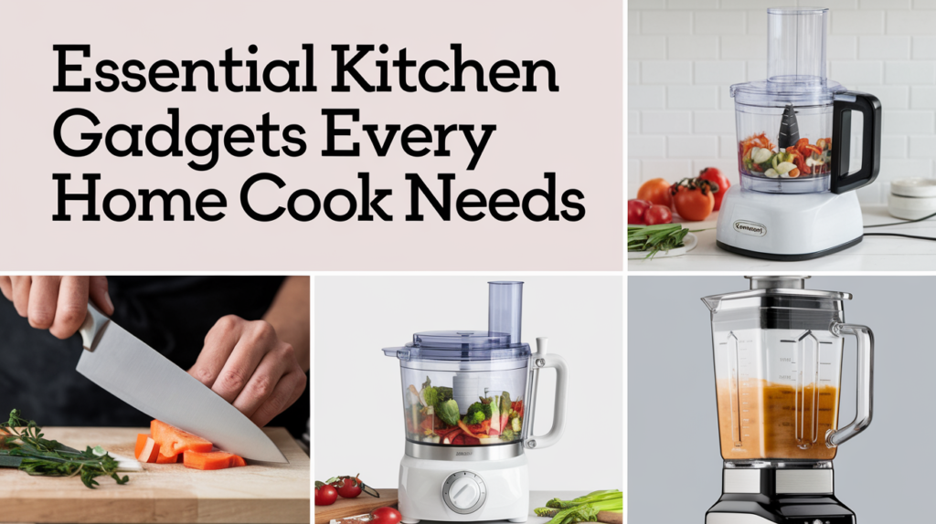 Innovative kitchen gadgets improving cooking efficiency